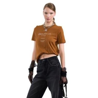 Imagem de Blusa Colcci Reta em Malha com Estampa-Feminino