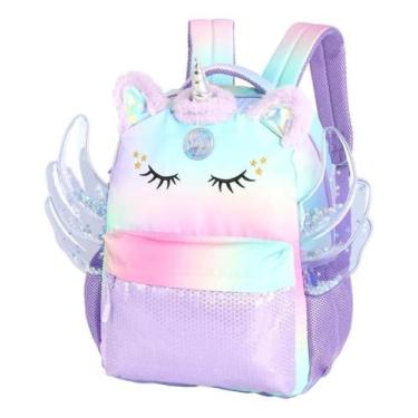 Imagem de Mochila escolar luxcel unicórnio roxa - is41731 - 4YOU, M, Roxo