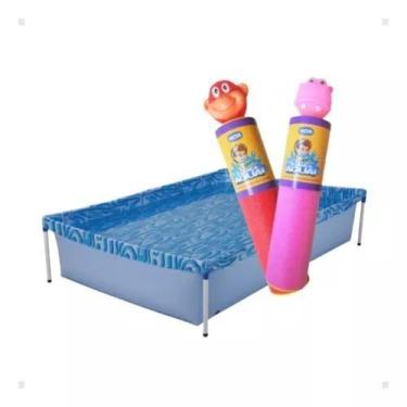 Imagem de Piscina Estrutural 1000l Mor + 2 Lança Agua, VERMELHO ROSA