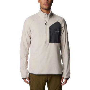 Imagem de Blusão Fleece Columbia Triple Canyon Masculino - Off-white / Dark Ston