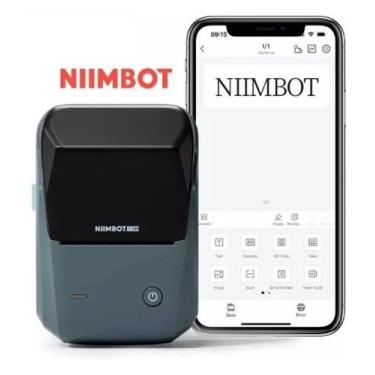 Imagem de Impressora Etiquetas Niimbot B1 + 1 Rolo de Etiquetas