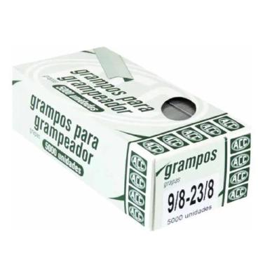 Imagem de Grampo Para Grampeador 9/8 - 23/8 Galvanizado 5000 Un - Acc