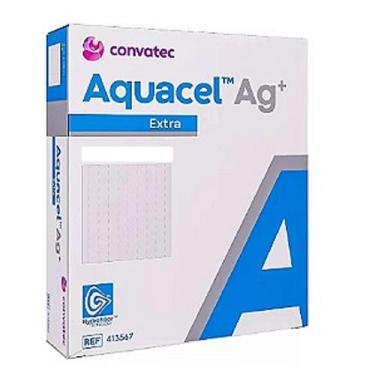 Imagem de Curativo Aquacel Ag+ Extra caixa com 10 placas 10 x10cm - Convatec