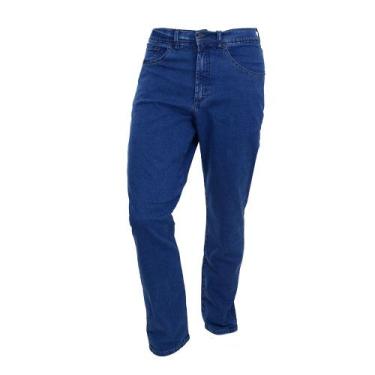 Imagem de Calça Jeans Masculina Pierre Cardin Classica Azul Médio - 467P341, 52