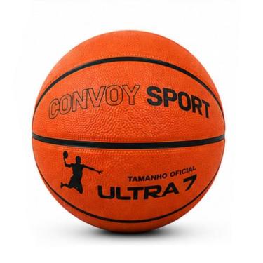 Imagem de Bola de Basquete Borracha Convoy N 7 Texturizada Resistente