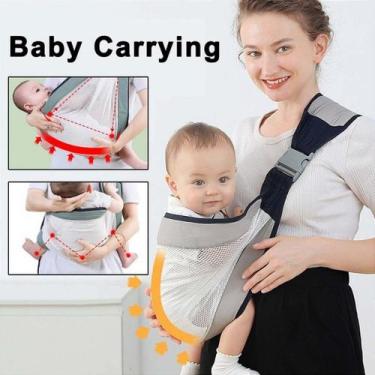 Imagem de Sling Canguru Carregador de Bebê Ajustável e Ergonômico para Conforto 