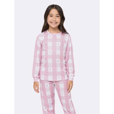 Imagem de Pijama Infantil Manga Longa Sweet Heritage - Veggi, Branco, 8, Meninas