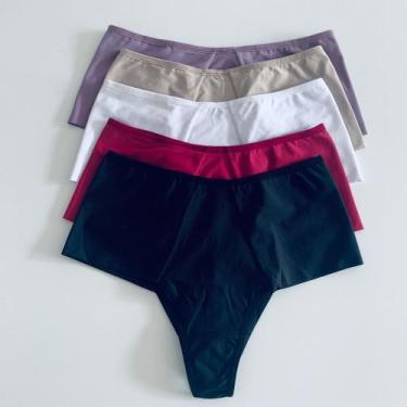 Imagem de Calcinha Fio Tala Larga - Produtiva, Branco, XG