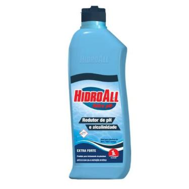 Imagem de Redutor de Ph para Água de Piscina HIDRO PH EXTRAFORTE com Fórmula Concentrada 1L Hidroall do Brasil