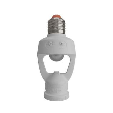 Imagem de Sensor de Presença SPTOE27 com Acionamento Automático e Detecção de Movimento 328 graus  e 7,0M para Uso Interno e Externo