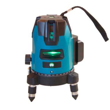 Imagem de Nível a Laser Profissional 2 Linhas Ajuste Fino e Precisão 360 A bater