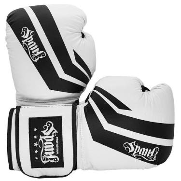 Imagem de Luva de Boxe e Muay Thai CONFY Spank - Branco, 16oz