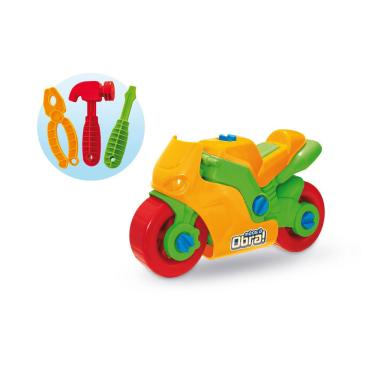 Imagem de Moto de brinquedo spyrit com ferramentas monta E desmonta infantil