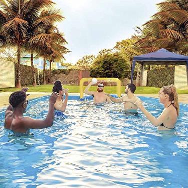 Imagem de Futebol Piscina Rede Trave Polo Aquático + Bola