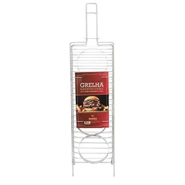 Imagem de Grelha Dupla para Hamburquer 4 Modeladores Inox Churrasco