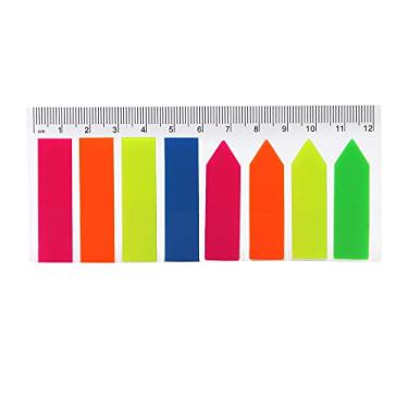 Imagem de Etiqueta Em Forma De Seta,Marcador de página em forma de seta criativa Guias de índice coloridas Fluorescente Notas adesivas Etiquetas que podem ser gravadas 20 folhas/bloco para material de leitura