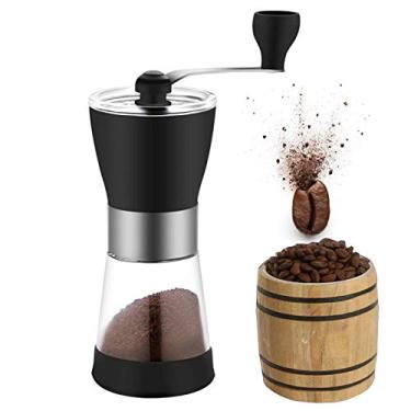 Imagem de Moedor manual de café moedor manual de carne, moedor de pimenta, moedor de especiarias, moedor de grãos de café (preto)