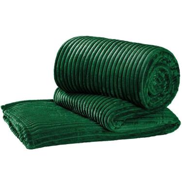 Imagem de Cobertor Queen Manta Luxo 1 Peça Verde Esmeralda