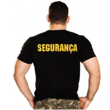 Imagem de Camiseta Segurança Produzida Em Malha 100% Algodão Em Fio 30 