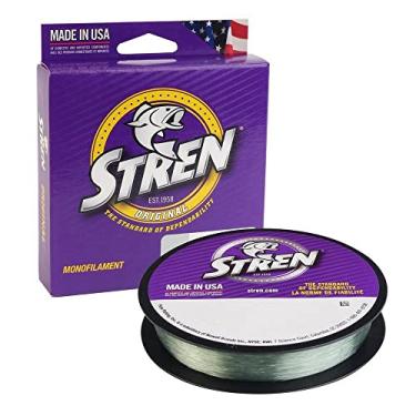 Imagem de Stren Original®, Lo-Vis Green, 1,8 kg | Linha de pesca de monofilamento de 1,8 kg, adequada para ambientes de água doce