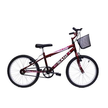 Imagem de Bicicleta Aro 20 Bike Infantil Meninas feminina com cesta Saidx (Vermelha)