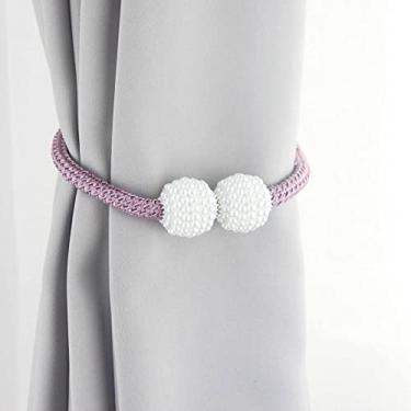 Imagem de Corda pérola fivela magnética fivela de cortina fivela de cortina acessórios de cortina criativos acessórios de janela tiebacks de cortina, T10, 1 pcs