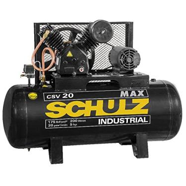 Imagem de Compressor de Ar Industrial 200L CSV 20 MAX Trifásico - Schulz
