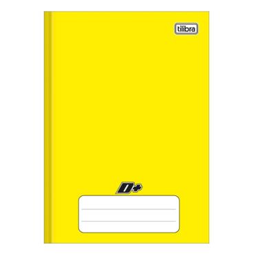 Imagem de Caderno brochura capa dura 1/4 - 96 folhas - D mais - Amarelo - Tilibra