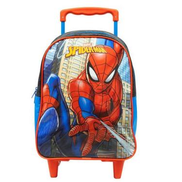 Imagem de Mochila Rodinhas Escolar Homem Aranha Spider Man - Xeryus