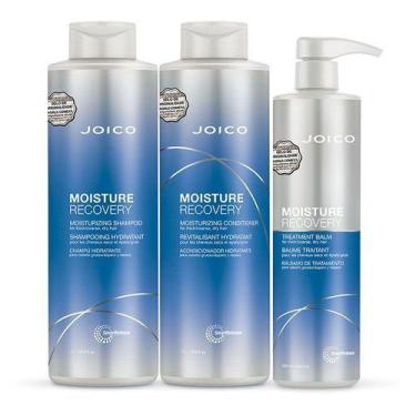 Imagem de Kit Joico Moisture Recovery: Shampoo + Condicionador + Balm Moisture R