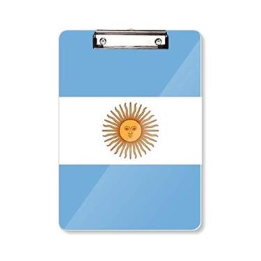 Imagem de Prancheta de prancheta com bandeira nacional da Argentina A4