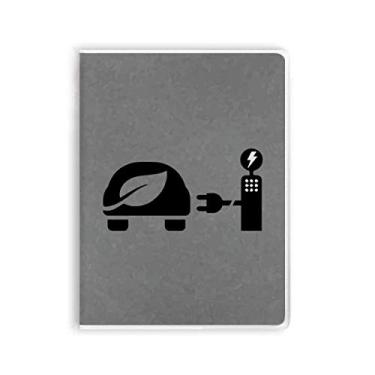 Imagem de Estação de carregamento automática, veículos de energia, protege o meio ambiente, capa de goma para caderno, diário, capa macia
