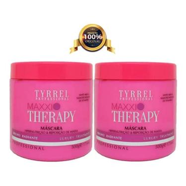 Imagem de 2 Máscaras de Tratamento Nutrição Maxxi Therapy 500g Tyrrel