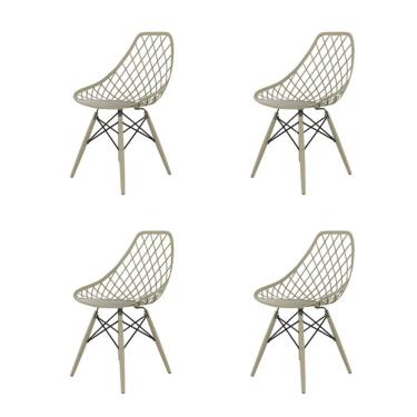 Imagem de Conjunto com 4 Cadeiras Kaila DSW Fendi