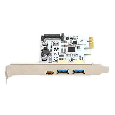 Imagem de Placa de Expansão, Cartão Adaptador USB 3.0 Tipo C, Com Chipset VL805 e Placa de Alimentação SATA de Controle Principal de 4 Portas, para XP / 2003 / Vista / / / 2003/10