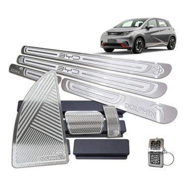 Imagem de Descanso Pedaleira Soleira Alto Relevo Byd Dolphin 2023