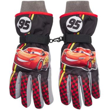 Imagem de Disney Luvas de esqui para meninos – Luvas ou luvas de esqui Lightning McQueen e Mickey Mouse (2-7), tamanho 4-7, luva de carros