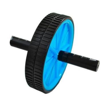Imagem de Roda Para Exercícios Abdominal Lombar Fitness Academia Azul - Mbfit