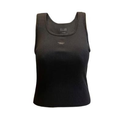 Imagem de Blusa Feminina Cropped Ellus Sleeveless Preta-Feminino
