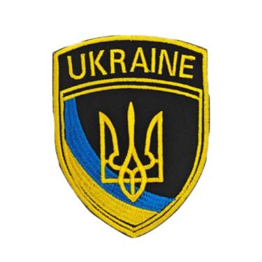 Imagem de Ruoming Ruoming 1 peça de adesivos de bandeira da Ucrânia com gancho e laço bordado tático militar nacional ucraniano patch (8)