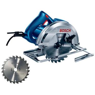 Imagem de Serra circular manual Bosch GKS 150 1500w 127v com disco