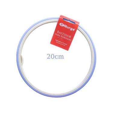 Imagem de Bastidor Flexível para Bordado Nurge 20cm Azul