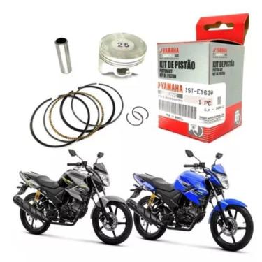 Imagem de Kit Pistão Anéis 1.00 Xtz Crosser 150 2020 2021 2022 2023 2024 - Yamah