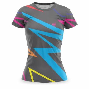 Imagem de Camisa Tshirt Feminina Academia Caminhada Protecao UV ante odor Baby L