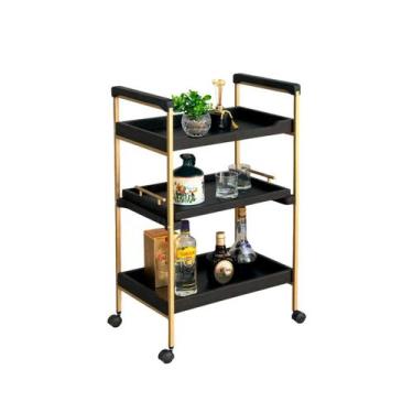 Imagem de Carrinho Bar Bebidas Para Servir Café Chá Adega Sala Estar - Maraka In