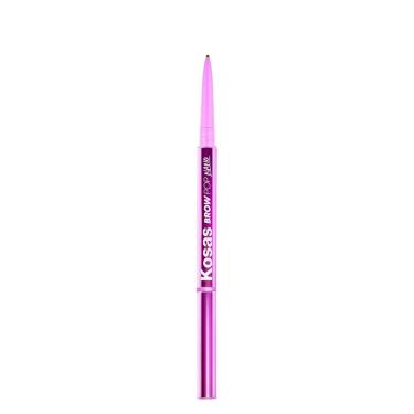 Imagem de Lápis de sobrancelha Kosas Brow Pop Nano Ultrafine 1 mm marrom escuro