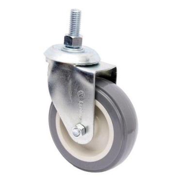 Imagem de (20pçs) Rodizio Girat. Espiga Roscada 4pol. R412 Bp Pvc Anti Risco 65k