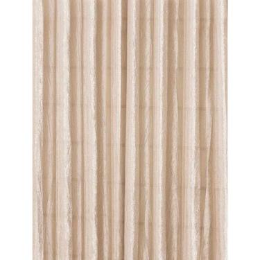 Imagem de Cortina Voil 8mx2,6m Forro seda amassada P/trilho Antigo duplo - Chris