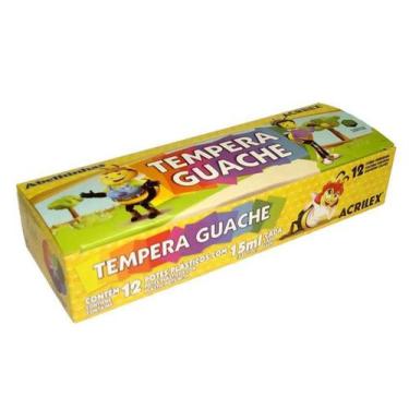 Imagem de Tinta Guache 12 Cores 15ml Acrilex