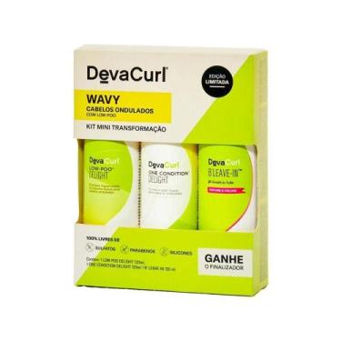 Imagem de Kit Deva Curl Delight Cabelos Ondulados - Shampoo 120ml + Condicionado
